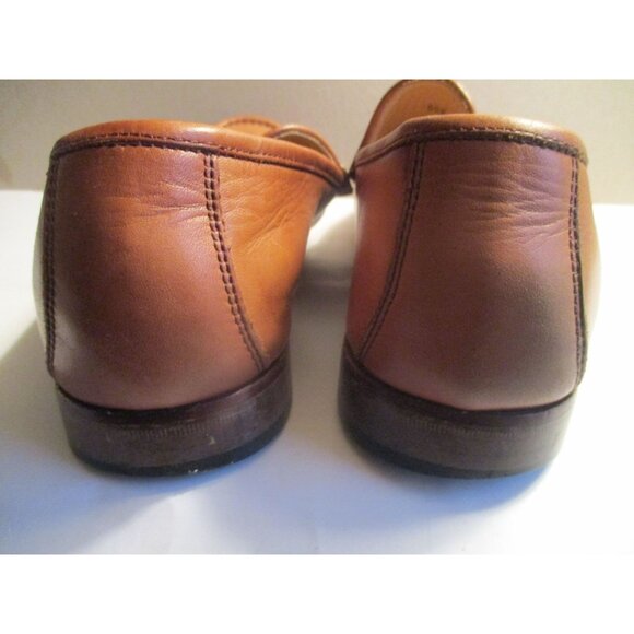 *Mercanti Fiorentini Mens Brown Loafers Leather Slip-On Horsebit - Size 10.5M main image 5